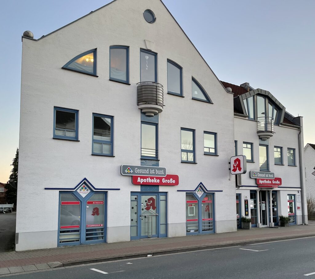 Filiale der Apotheke Große Verdener Straße von Außen